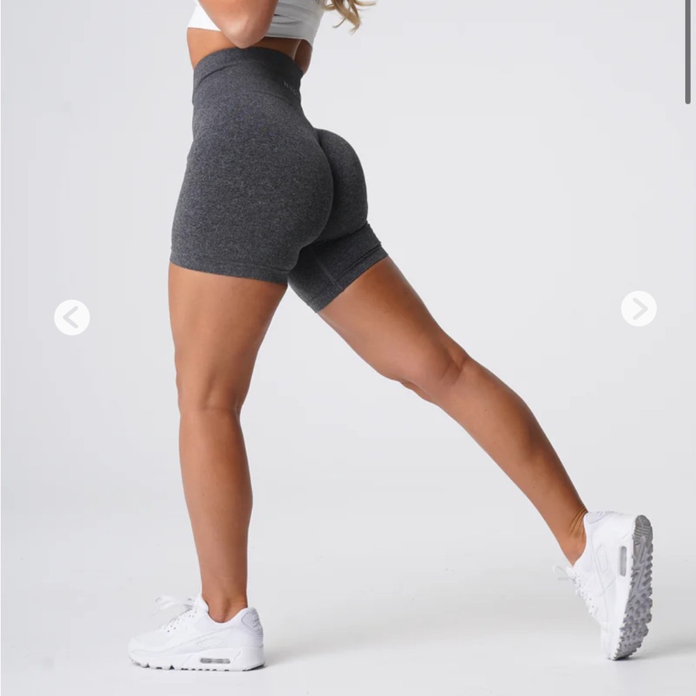 NVGTN Black Speckled Pro Seamless Shorts - S